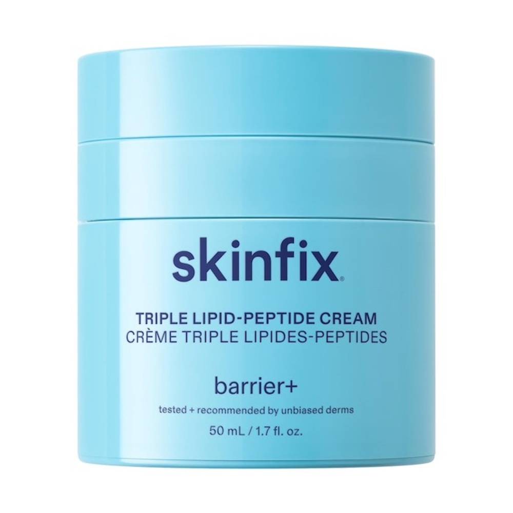 Skin Barrier+ Triple Lipid-Peptide Cream — Light Blue Jar